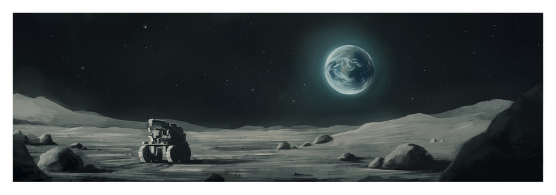 Illustration for article titled Add These Gorgeous Scifi Landscapes to Your Art Collection Right Now